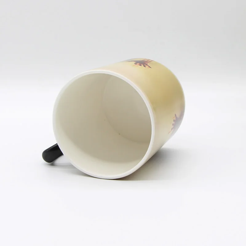 Кофейная кружка меняющая цвет зомби Термочувствительная чайная чашка подарок с