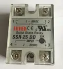 5-60VDC к 3-32VDC 25A SSR-25DD твердотельный релейный модуль с пластиковой крышкой