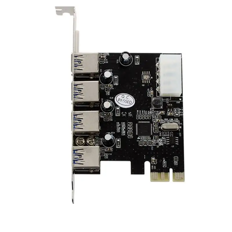 Быстрый USB 3 0 PCI E PCIE 4 порта Экспресс карта расширения|Платы расширения| |