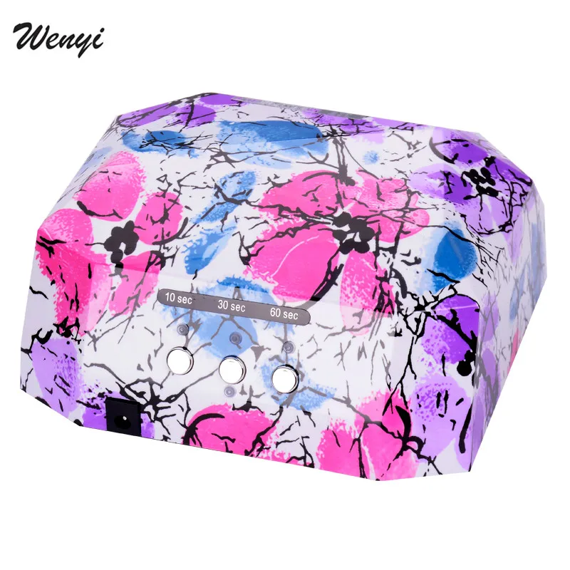 Бесплатная доставка 36 Вт УФ-лампы светодио дный лампа для сушки ногтей CCFL в форме