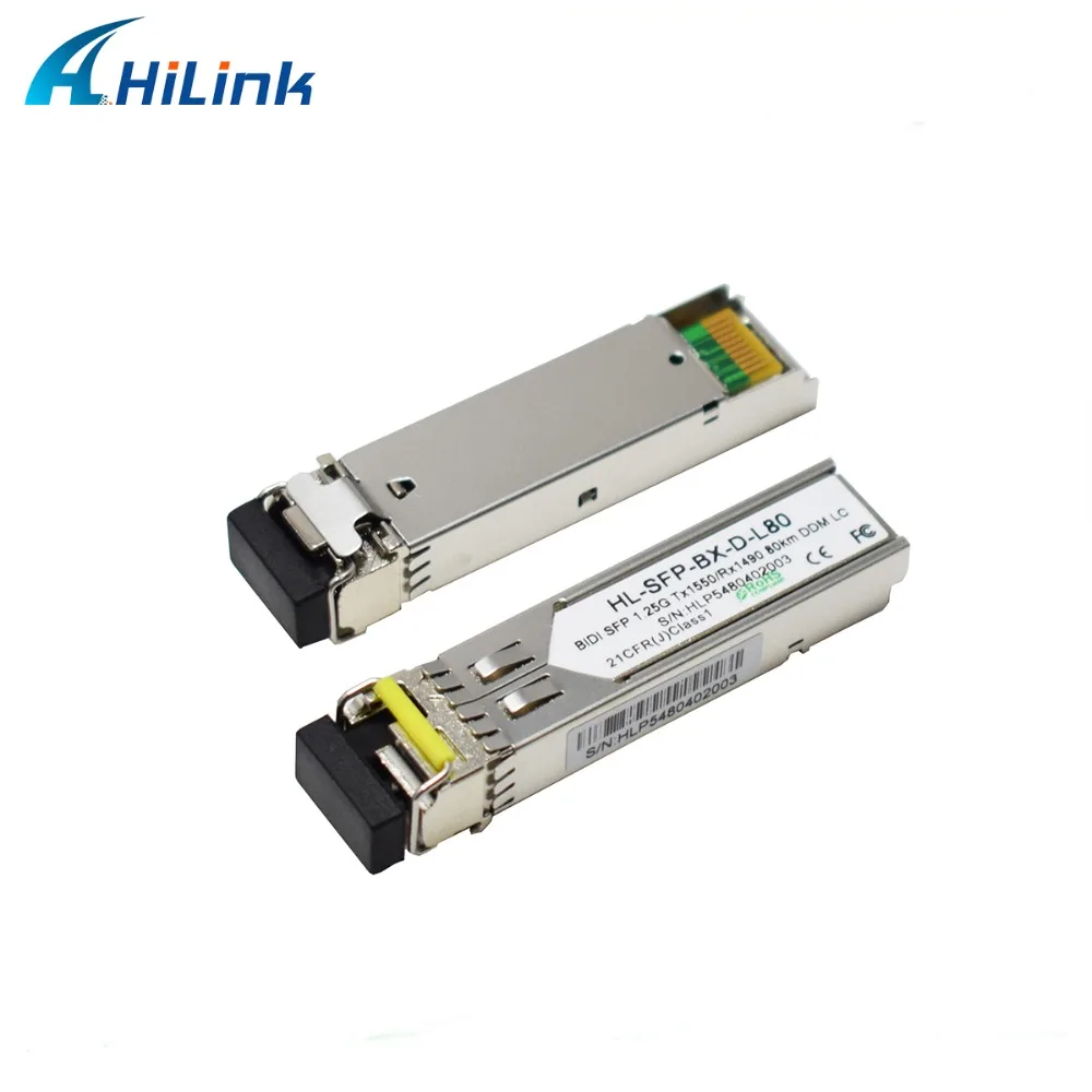 HL-GLC-BX-D/U-80D 1.25G BiDi SFP 80KM LC/SC DDM Tx1490/Rx1550 Tx1550/Rx1490 | Мобильные телефоны и аксессуары