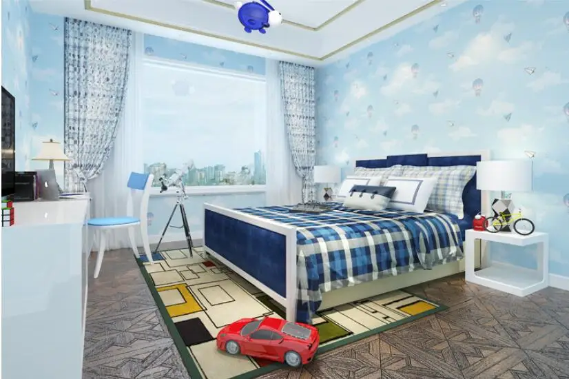 Beibehang papel де parede 3D голубое небо белые облака обои для гостиной спальни обои детская комната украшения дома