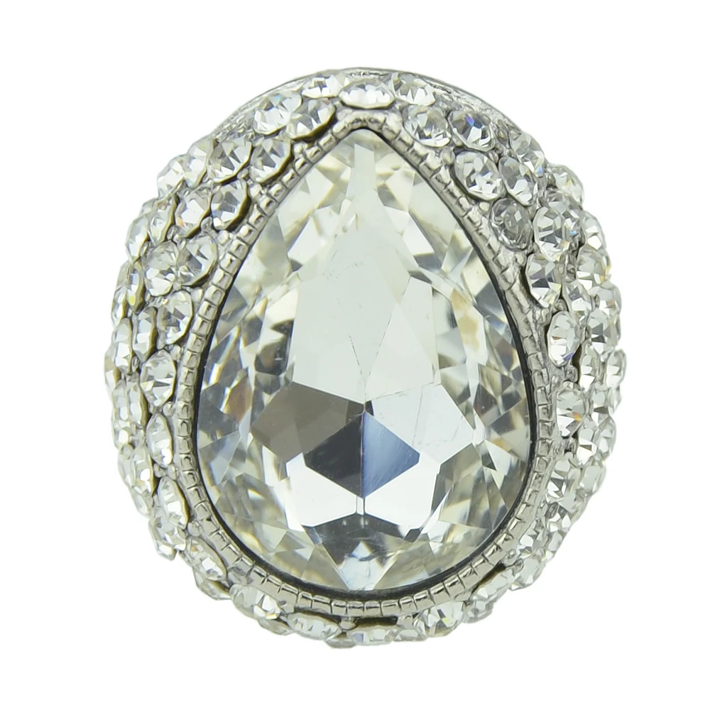Boho Стиль себе большой полный горный хрусталь опал кристалл Кольца Bague Обручение