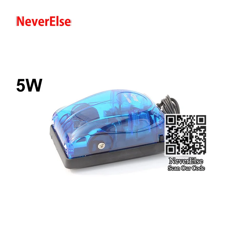 5W Double Outlet Тихий мощный воздушный насос для аквариума, одиночный/двойной воздушный выход, кислородный насос, мини компрессор+ аксессуары, Воздушная каменная трубка - Цвет: 5W Double Outlet