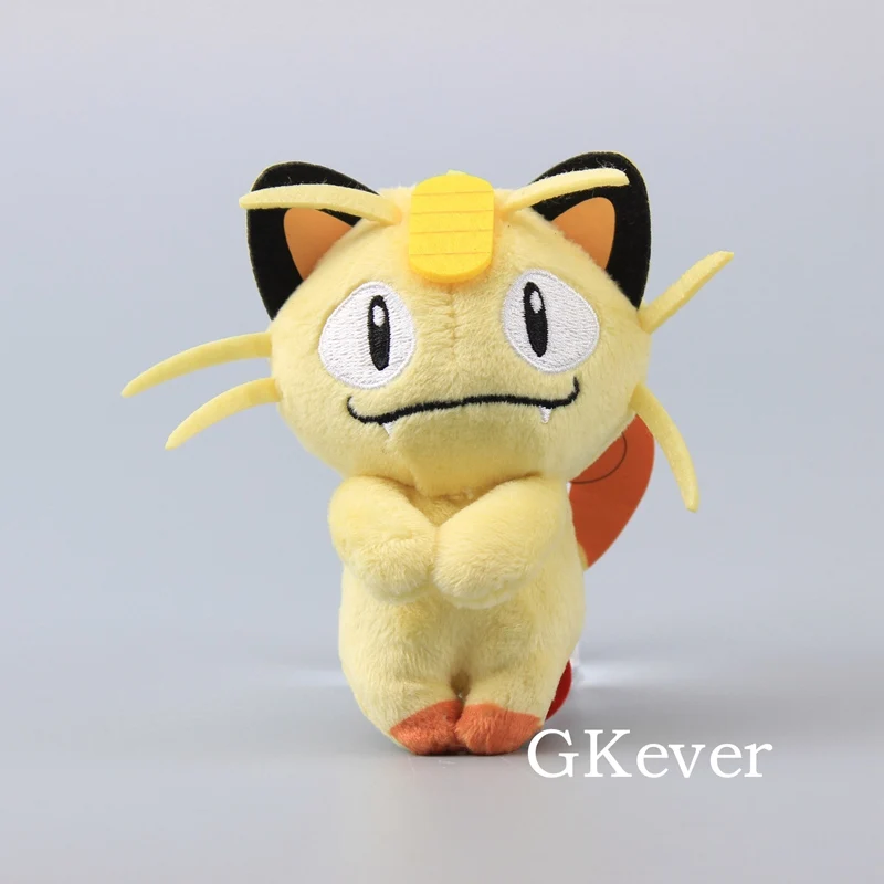 Mewoth 9 видов стилей t Q версия Пикачу Psyduck Vulipix Ash Ketchum Brock Jesse плюшевая подвеска с брелком мини мягкие куклы 10-12 см - Цвет: Mewoth