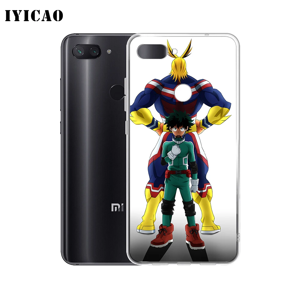 Мягкий силиконовый чехол для телефона IYICAO My Hero academic Xiaomi Redmi 4A 5A 6A Note 7 6 5 Pro Plus 4X