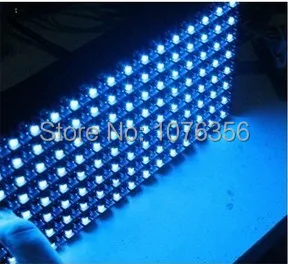 

free shipping DIY LED moving sign Electronic kits with 20pcs P10 outdoor blue LED module+1 pc led controller+2pc power supply