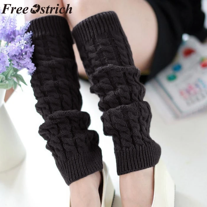 FREE OSTRICH Hot Sale 2019 New Fashion High Quality Casual Women Warm Winter Classic Knitting Leg Warmers NEW | Женская одежда