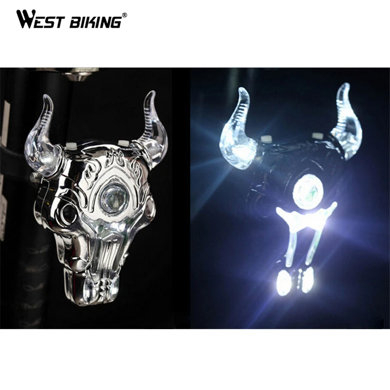WEST BIKING Велоспорт Предупреждение лазерный светильник USB Перезаряжаемые MTB велосипед Велосипедные фары велосипедный задний фонарь держатель задние фонари велосипеда