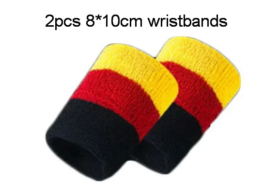 2pcs wrist bands Эластичная полоска для полотенец, повязка на голову, браслет для тенниса, бега, йоги, повязка на запястье, пота, повязка на голову для фитнеса, баскетбола, спорта - Цвет: 2pcs wrist bands