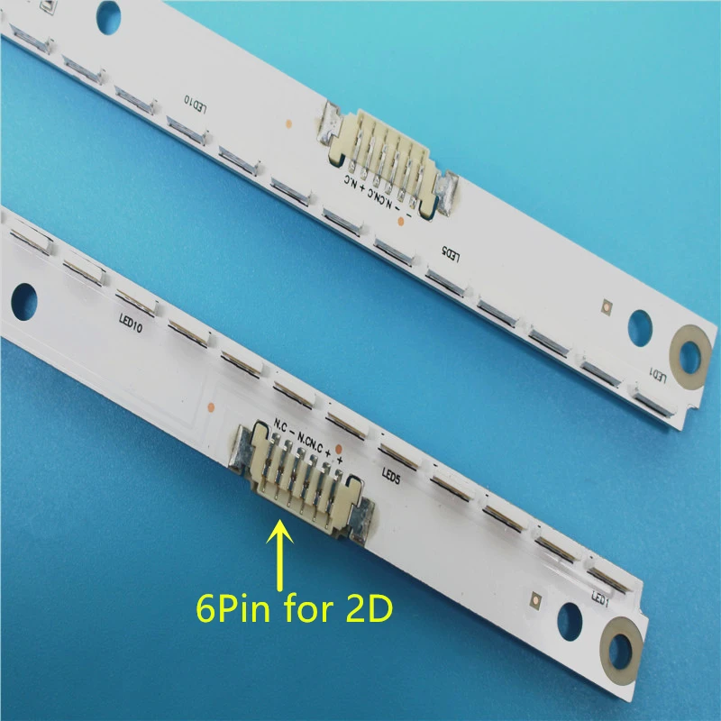 Новый 2 шт./компл. 56LED 500 мм Светодиодная подсветка полоса для Samsung UA40ES6100J UE40ES5500
