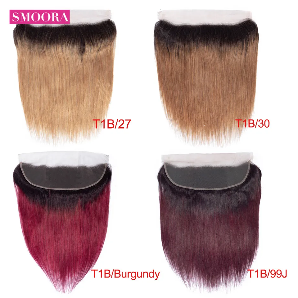 Пупряди омбре с фронтальной застежкой на сетке бразильские прямые человеческие