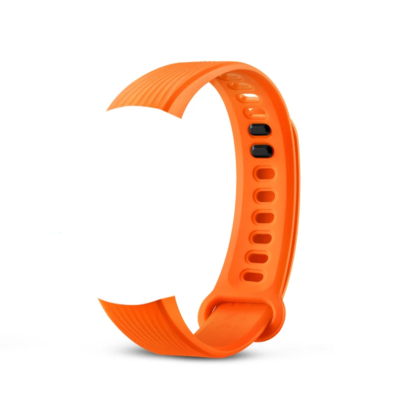 Сменный ремешок силиконовый браслет для huawei Honor Band 3 браслет умные часы - Цвет: orange