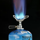 Портативная ульсветильник Кая газовая мини-плита из титанового сплава для кемпинга, приспособление для заправки Brs-3000, адаптер для заправки пропана