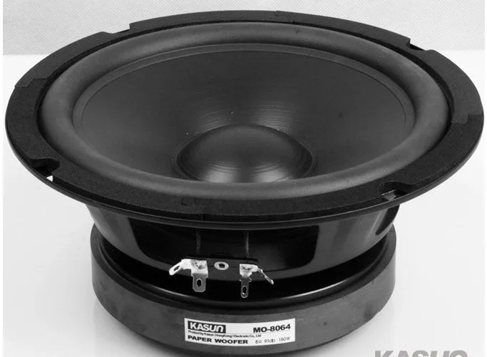 1 шт. Hi-Fi серия низкочастотный громкоговоритель динамик MO-8064 180 Вт 8 Ом 8 дюймовый басовый динамик для HIFI усилителя