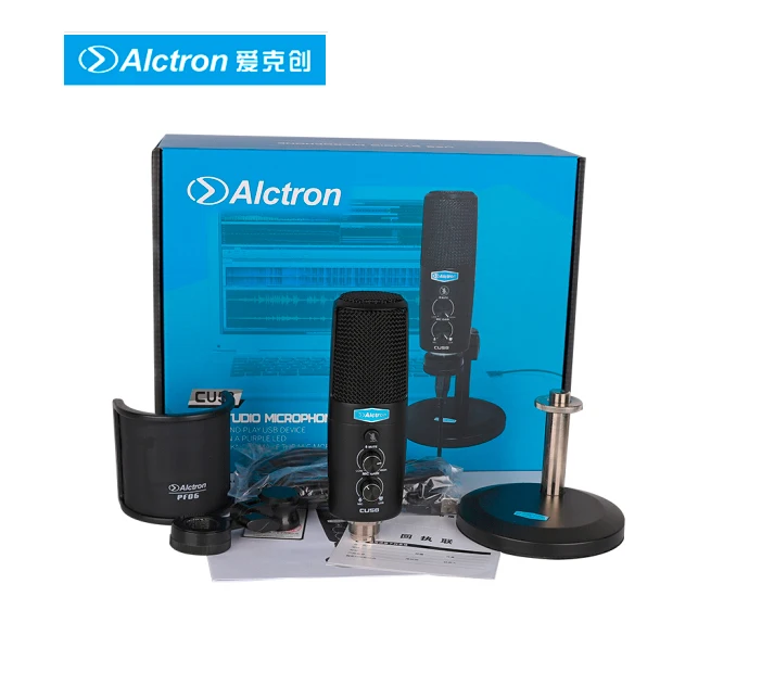 Настольный USB конденсаторный микрофон Alctron CU58 подключи и работай устройство для