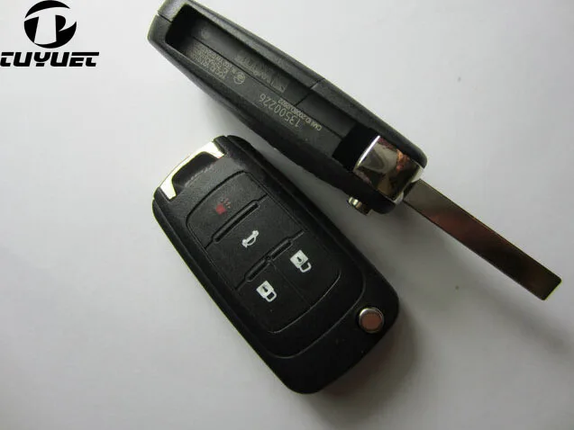 Замена 3 + 1/4 кнопок Брелок чехол для ключей заготовки BUICK NEW REGAL LA CROSSE Складная