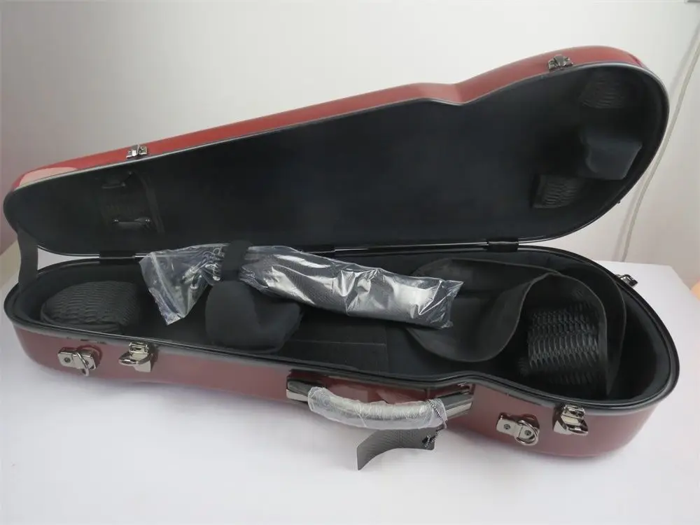 

Beautiful straight flange fiberglass adjustable 15-17" viola case