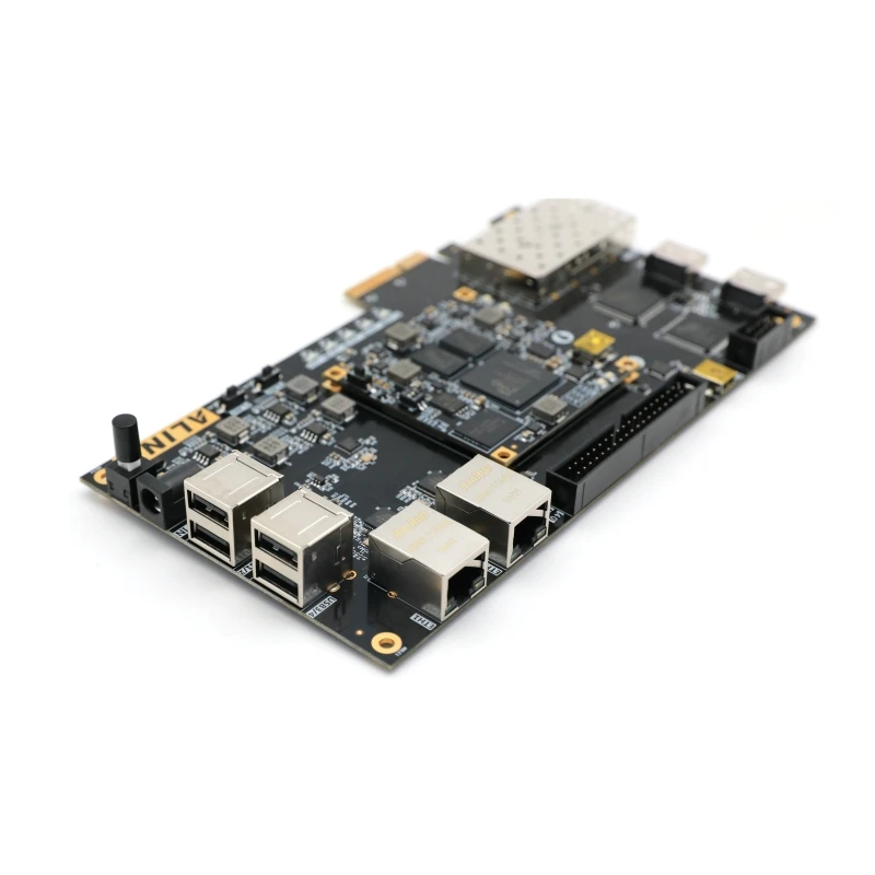Черная Золотая макетная плата Alinx XILINX FPGA ZYNQ ARM 7015 PCIE HDMI zedboard ax7015|Органайзеры для