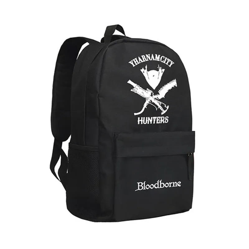 Bloodborne Cosplay Backpack Anime PS4 cartoon Oxford School Bag Unisex