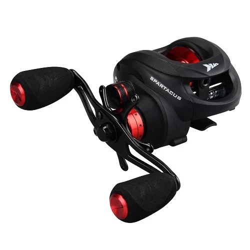 Red KastKing Спартак 4 разных цвета 8 кг Макс. Сила сопротивления катушка для baitcasing двойной тормозной системы спиннинговая катушка для ловли рыбы в пресноводных водоемах - Цвет: Red