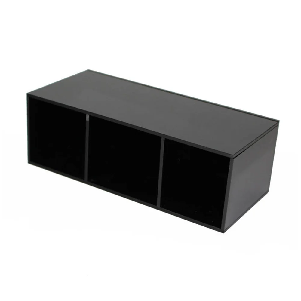 Пластиковый ящик 3 слота футляр для кисточек Настольный органайзер косметики