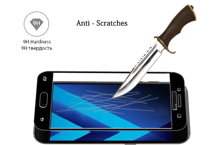 Hot sale 3D Curved Edge premium Glass protective film for Samsung Galaxy A5 2017 A520 Full Cover tempered glass protector films | Мобильные