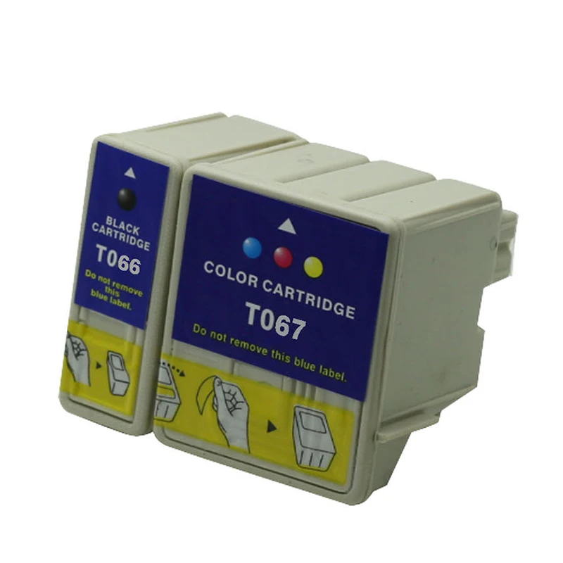

2pcs Compatible T067 T066 ink cartridge for epson c48 printer
