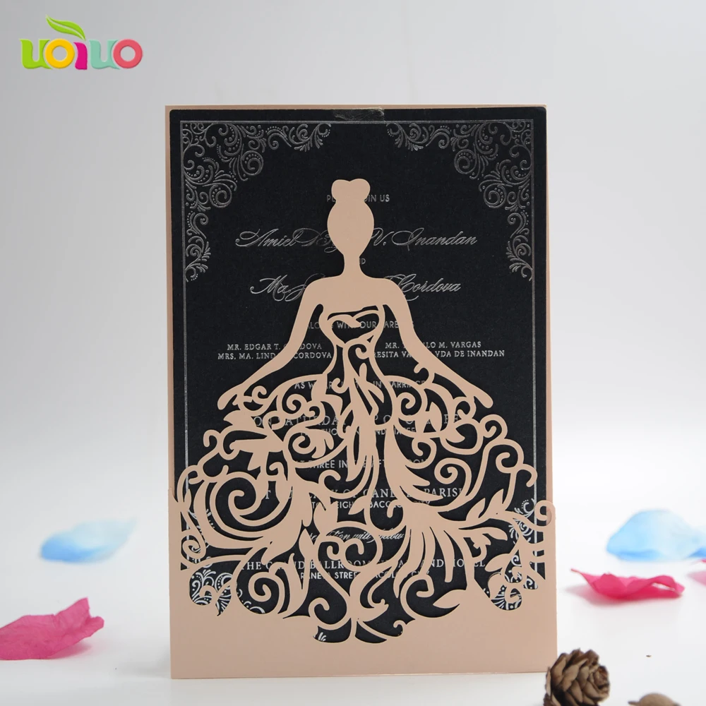 

Лучшие продажи лазерная резка свадебные пригласительные открытки quinceanera сладкий 15 Вечеринка Пригласительные открытки с внутренней бумаго...