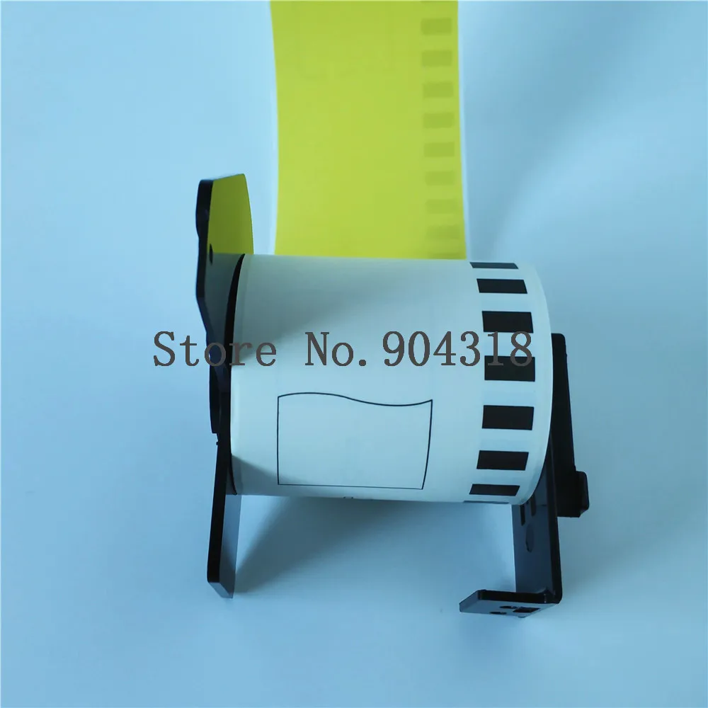 20 рулонов желтых этикеток Brother Для термопленки DK 22606 DK-22606 DK22606 2606 для QL 700 710W 720NW 800
