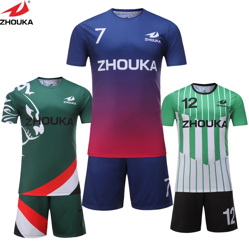 Сублимационный пользовательский футбольный набор доступно персональное имя и