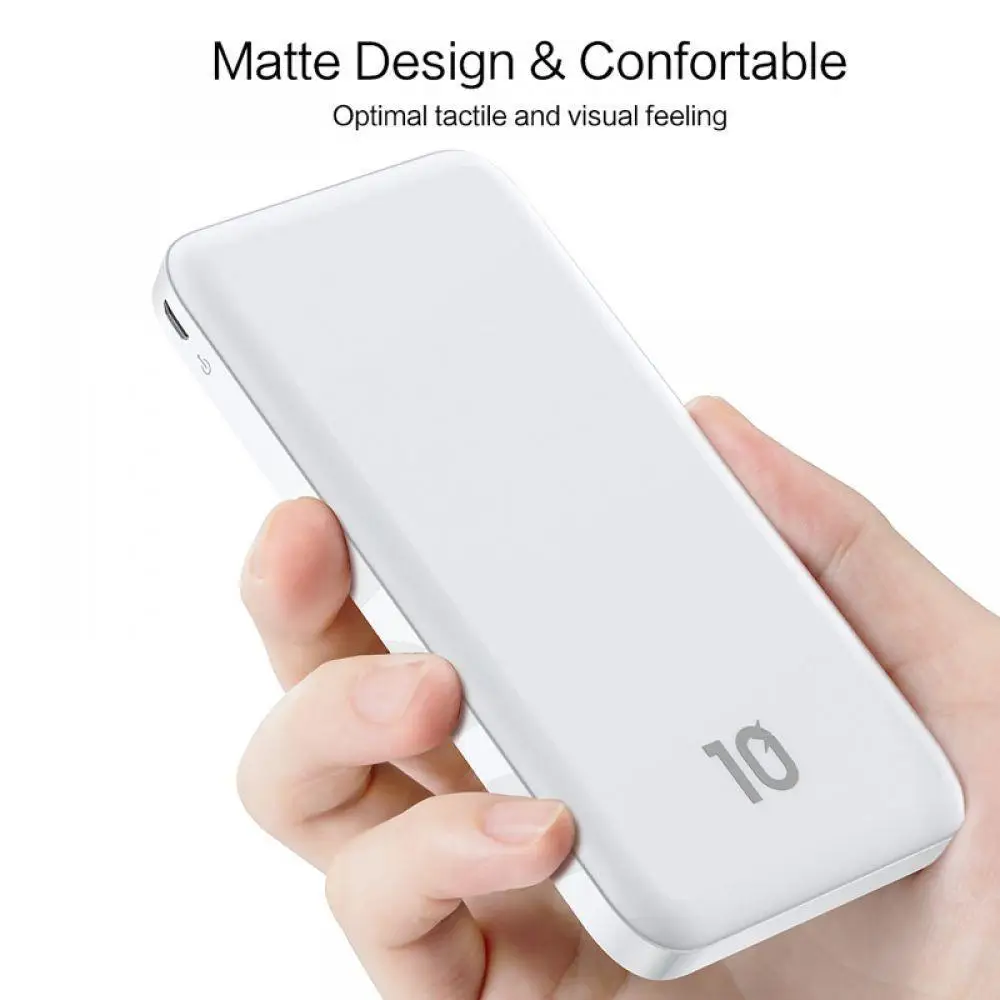 Мощность Bank 10000 mAh банк 2.1A внешний Батарея Портативный мобильного телефона Dual USB