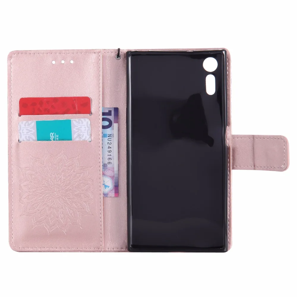 Чехол-бумажник с откидной крышкой для Sony Xperia XZ F8331 Dual F8332 чехол 3D рисунком