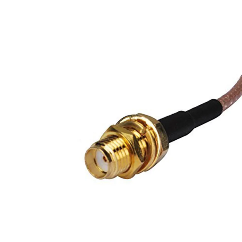 Коаксиальный кабель ALLISHOP 3 м разъем SMA MCX штекер Female RG316D двойной экран серебристый