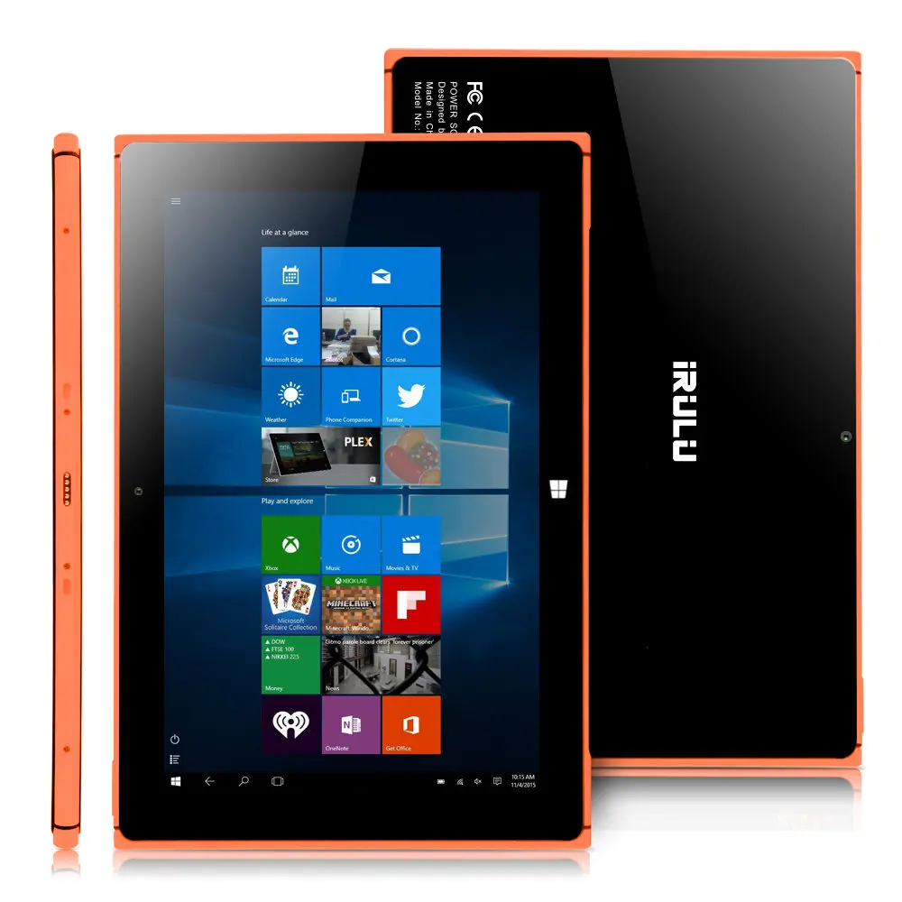 Оригинал iRULU Z8350 Walknbook Windows 10 Tablet PC 1280*800 Intel Quad Core Таблетки 2in1 10.1 &quotНоутбук 2 ГБ + 32 6000