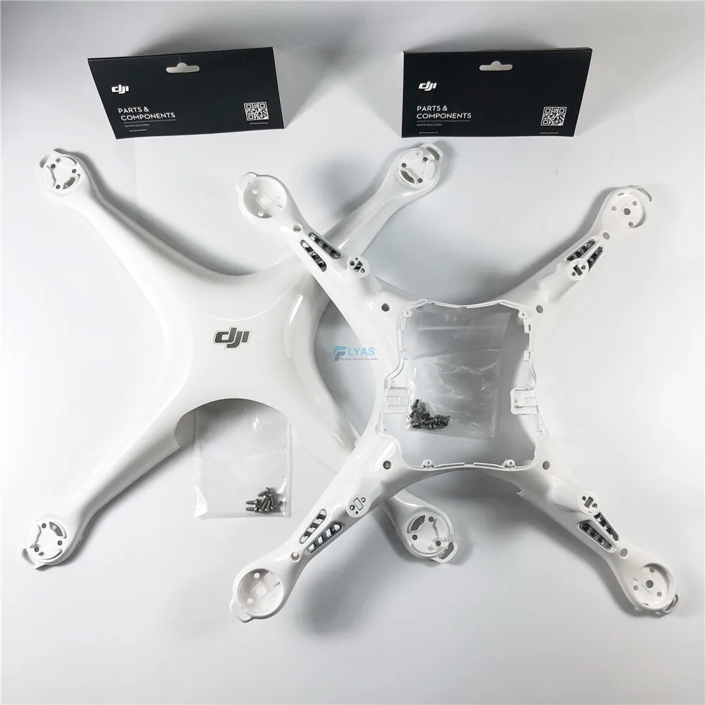 100% оригинальный новый корпус для DJI Phantom 4 Advanced верхняя крышка Нижняя шасси с