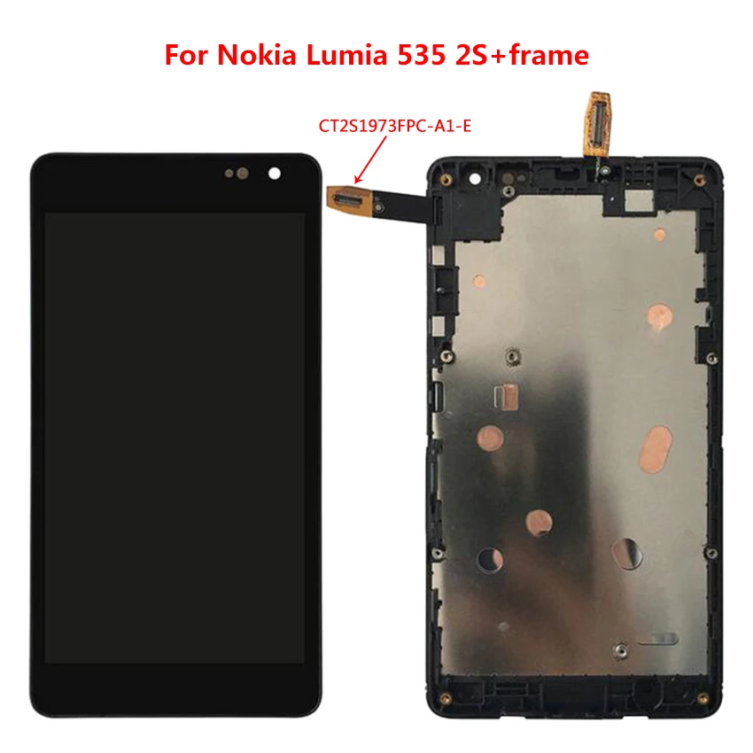 Microsoft Nokia Lumia 535 N535 2S / 2C сенсорный экран дигитайзер Сенсорное стекло + ЖК дисплей