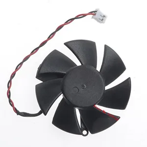 Diameter 45mm DF0501012SEE2C 0.05A 2pin Computer Vedio Card VGA Cooler Fan For sapphire HD6450 Graphics card cooling