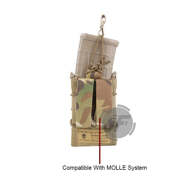 Emerson одиночный Стек модульный 5,56 M4 M16 AR15 SR52 P-MAGS M1A1 G3 подсумок Emersongear MOLLE большой емкости Mag Перевозчик