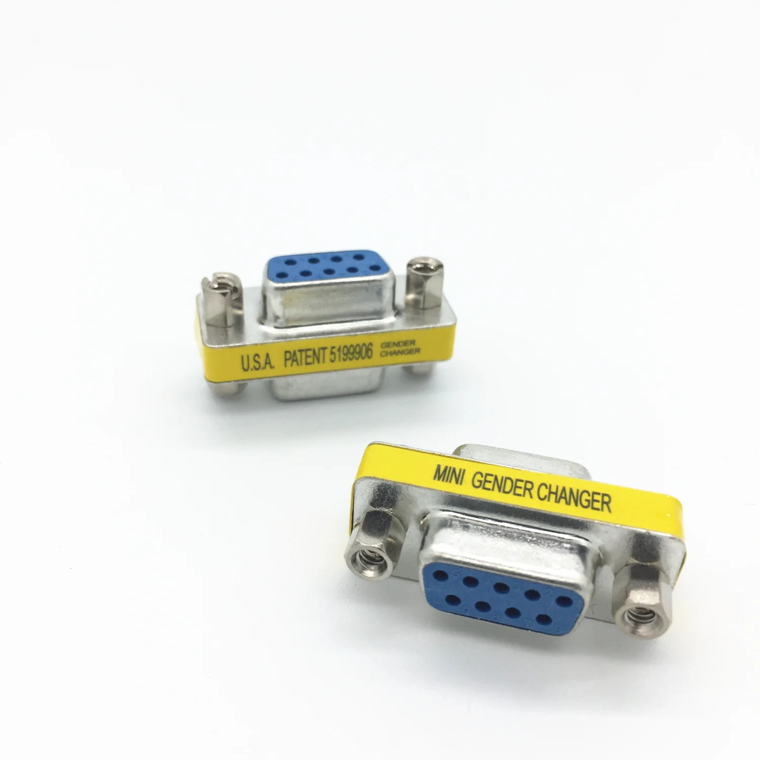 Бесплатная доставка DB9 VGA 9 контактный переходник гнездо для мини