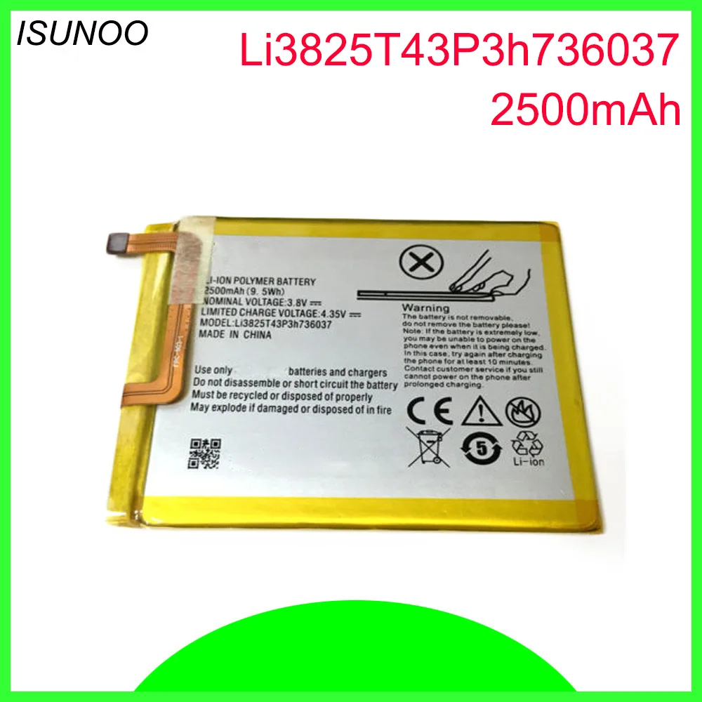 Аккумулятор ISUNOO LI3825T43P3H736037 для zte BV0720/для zte Blade A2/для zte Blade V7 Lite Dual SIM Аккумуляторы для мобильных телефонов+ Инструменты