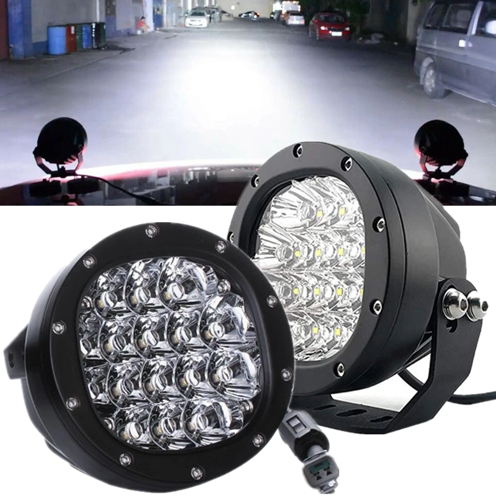

2pcs 80W 5inch offroad Work Light Led Driving Lamps Tractor 4WD ATV 12V 24V SUV 4x4 Fog Light Car Motorcycle Accessories