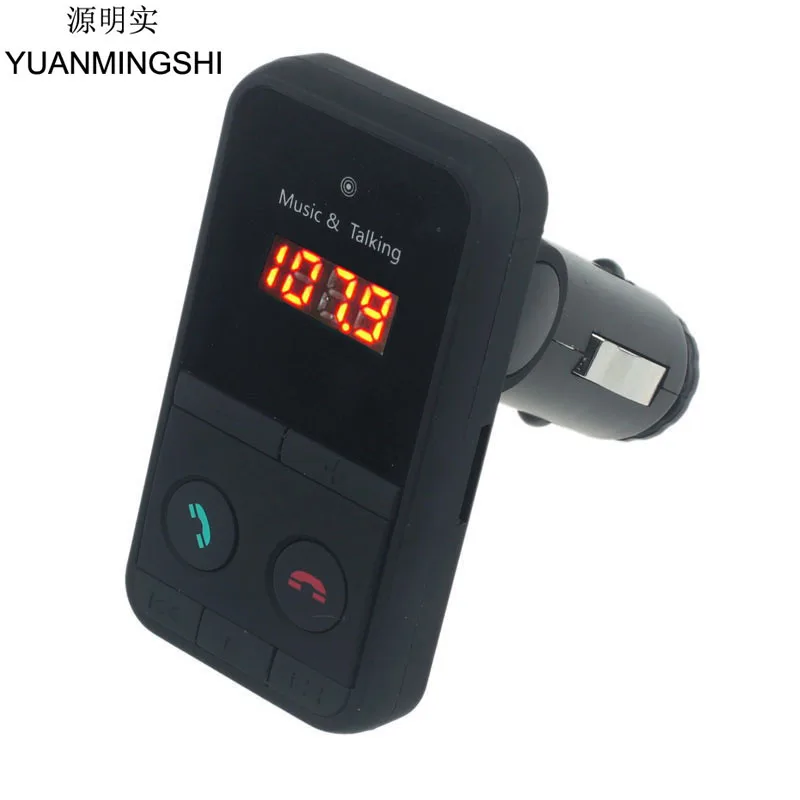 Беспроводной Bluetooth FM трансмиттер YUANMINGSHI модулятор автомобильный комплект mp3