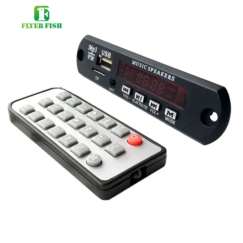 Плата модуля аудио MP3 декодера с Bluetooth 4 2 ЦАП APE WMA WAV FLA декодирование USB звук FM 3 5 мм