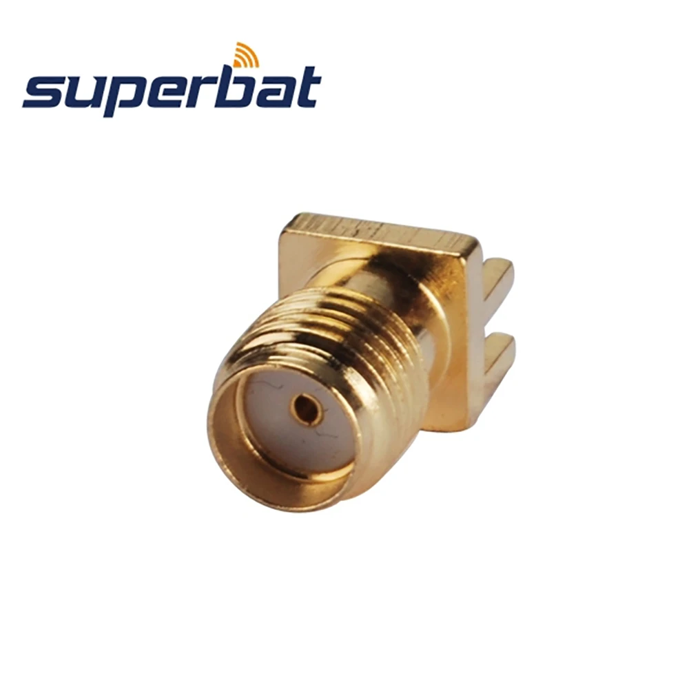 Superbat 10 шт. концевой разъем SMA монтажный для печатной платы. 062 дюйма (1 57 мм)