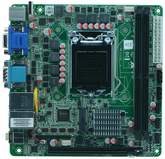 Mini itx H110 LGA1151 Core I3 6100 CPU mini ITX материнская плата с DDR4 4K DP порт промышленная