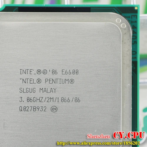Процессор Intel Pentium E6600 cpu 3 06 GHz (3 Ghz/2 M/1066 GHz) Socket 775 Бесплатная доставка|socket 775|intel