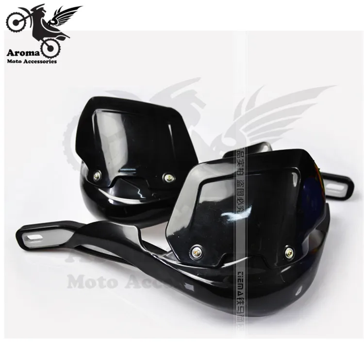 7 цветов moto rcycle защита от падения moto rbike handguard для yamaha honda suzuki kawasaki moto ручная защита красочные - Цвет: black 22mm