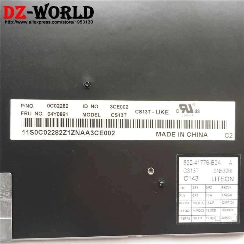 Новый/оригинальная ГБ британский английский клавиатура для Thinkpad T440 T440S T431S T440P T450