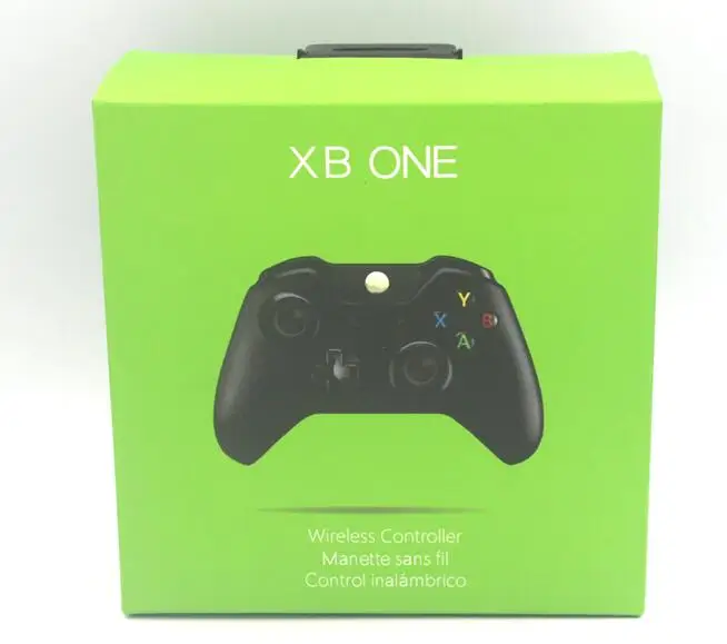 JIE LI беспроводной контроллер для microsoft Xbox One Bluetooth геймпад для Xbox One Slim консоли - Цвет: Black with package